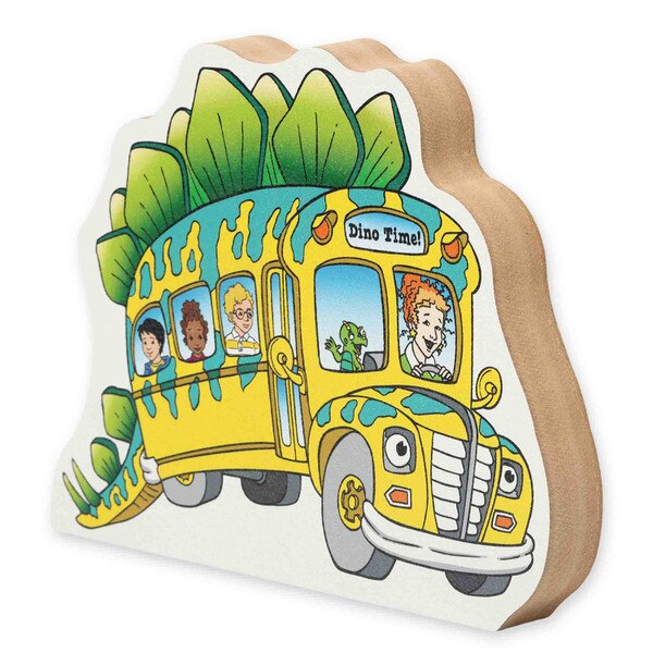 Scholastic The Magic School Bus Dino Bus Chunky Wood Decor Open Road